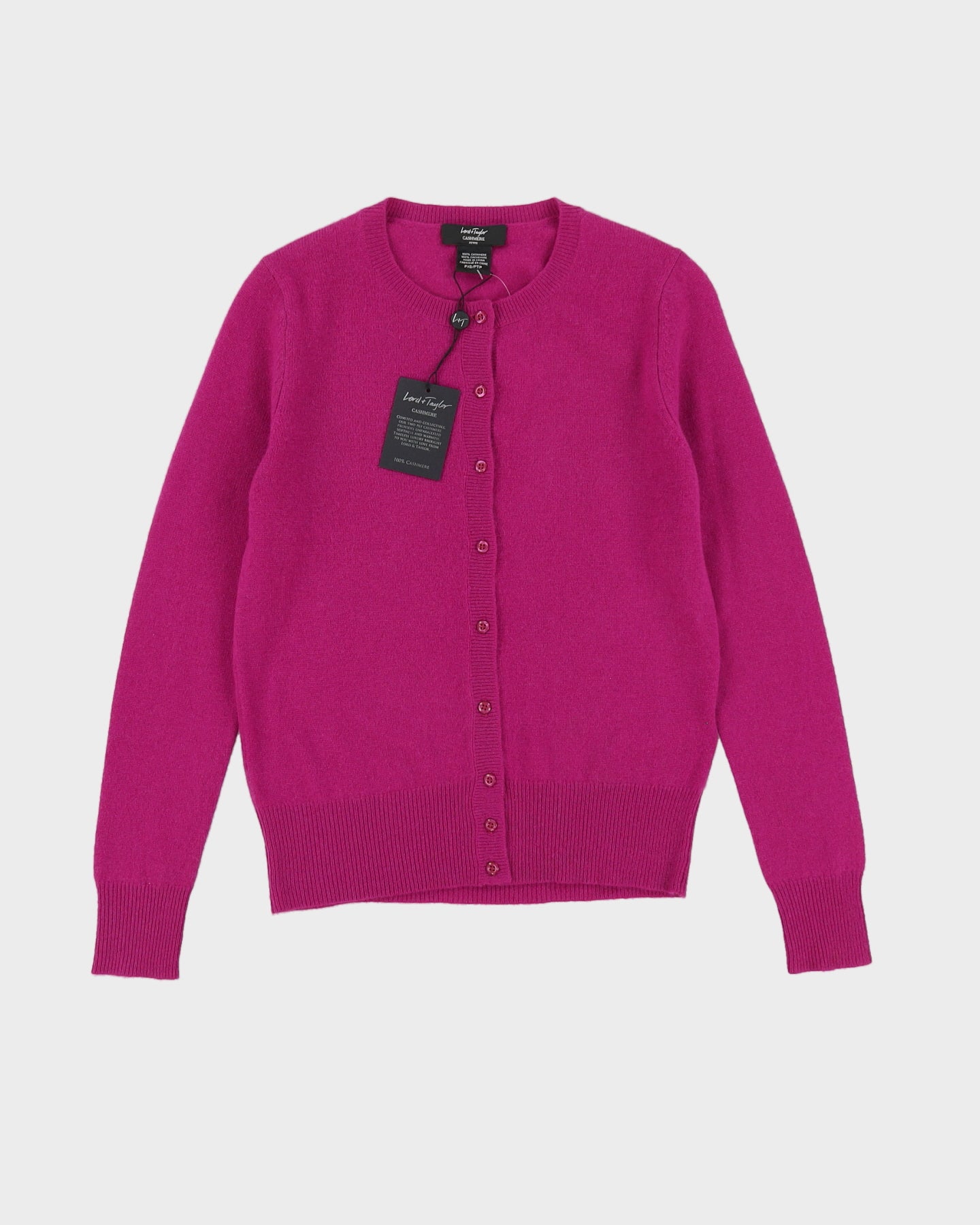 Lord And Taylor Pink Cashmere Cardigan - XS