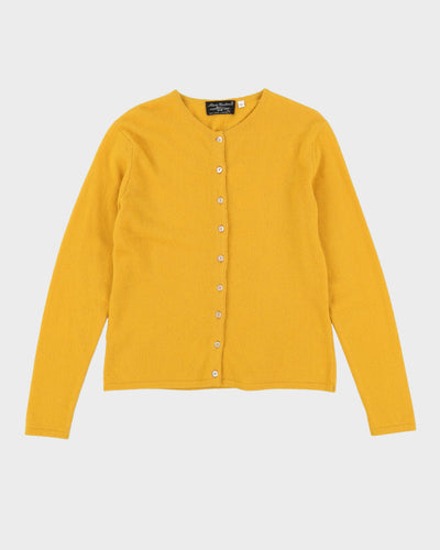 Mustard Yellow Cashmere Cardigan - S