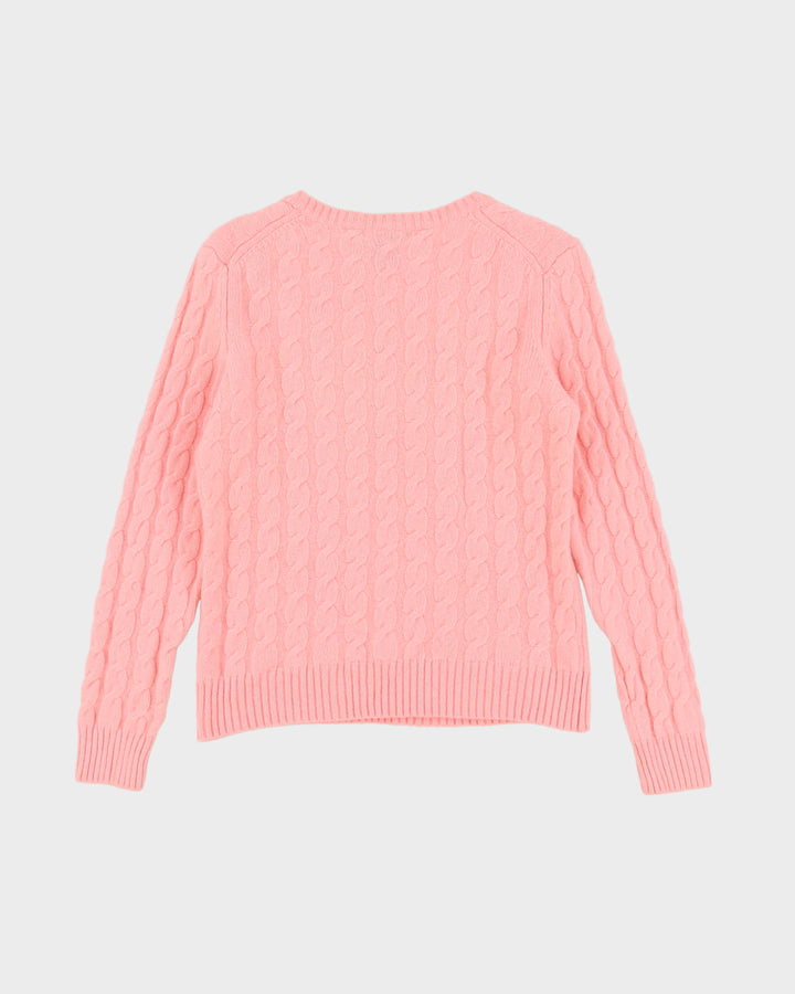 Lord And Taylor Pink Cashmere Jumper - S