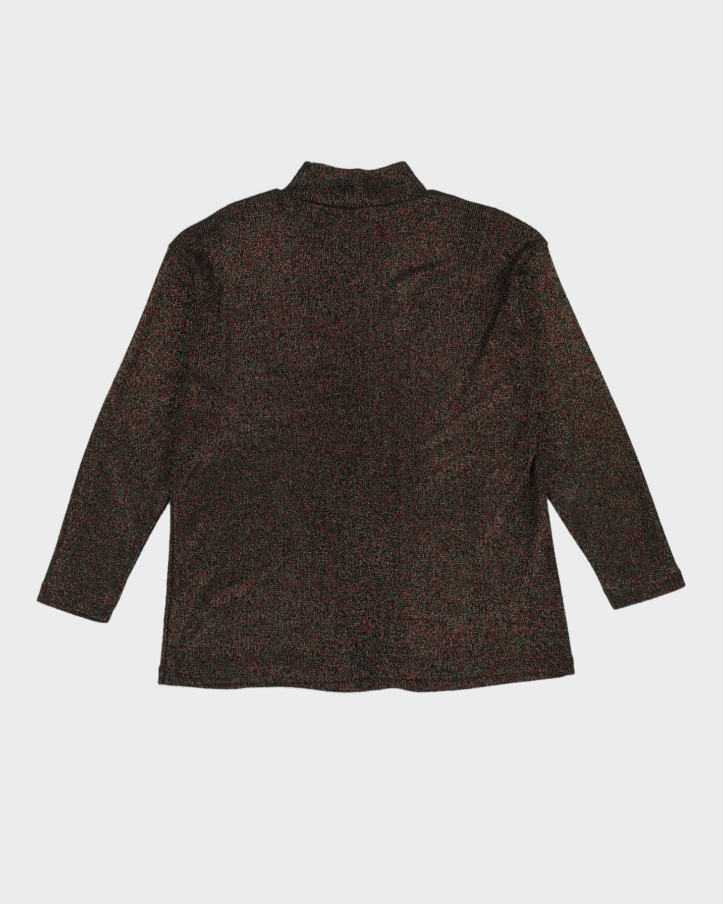 00s Lurex Glitter Long Sleeve Top - S