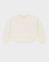 Naf Naf White Knitted Jumper - S
