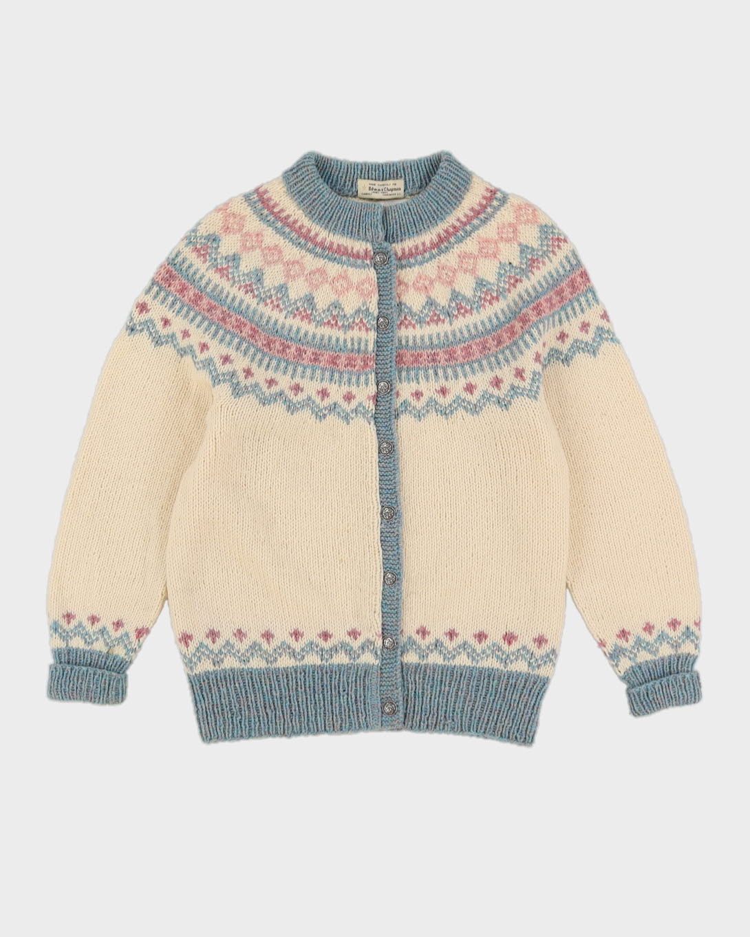 Edward Chapman Knitted Wool Cardigan - S