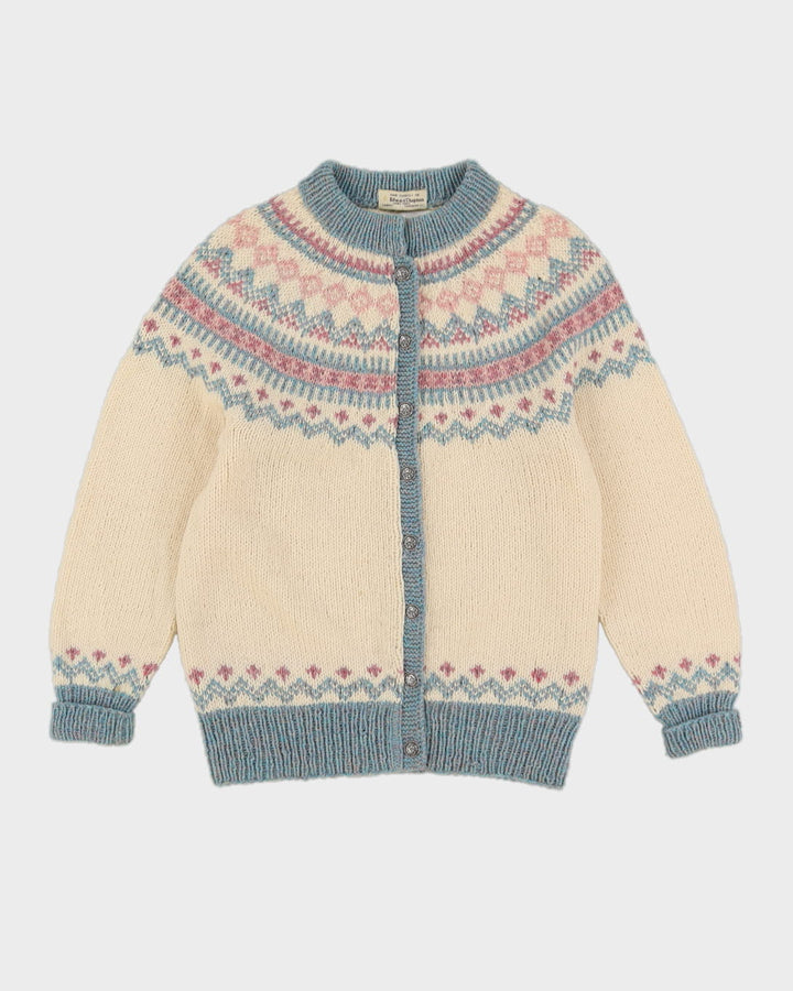 Edward Chapman Knitted Wool Cardigan - S