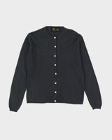 Grey Cashmere Cardigan - M