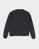 Grey Cashmere Cardigan - M