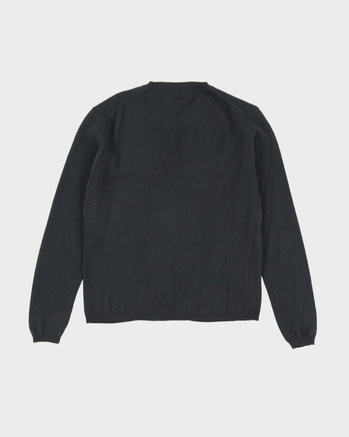 Grey Cashmere Cardigan - M