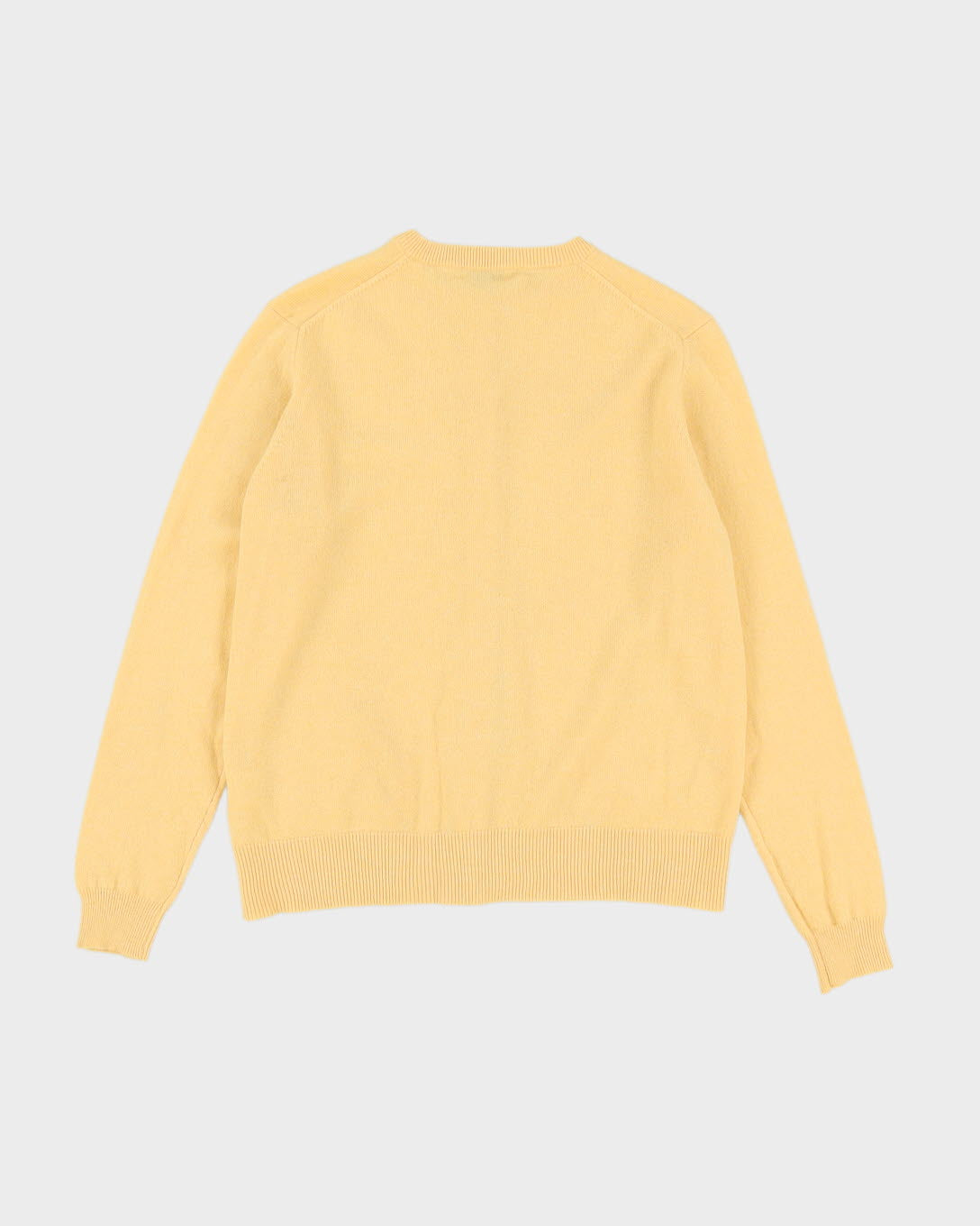 Yellow Cashmere Cardigan - S