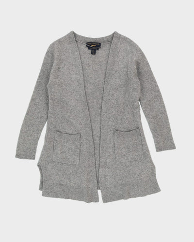 Grey Cashmere Cardigan - S