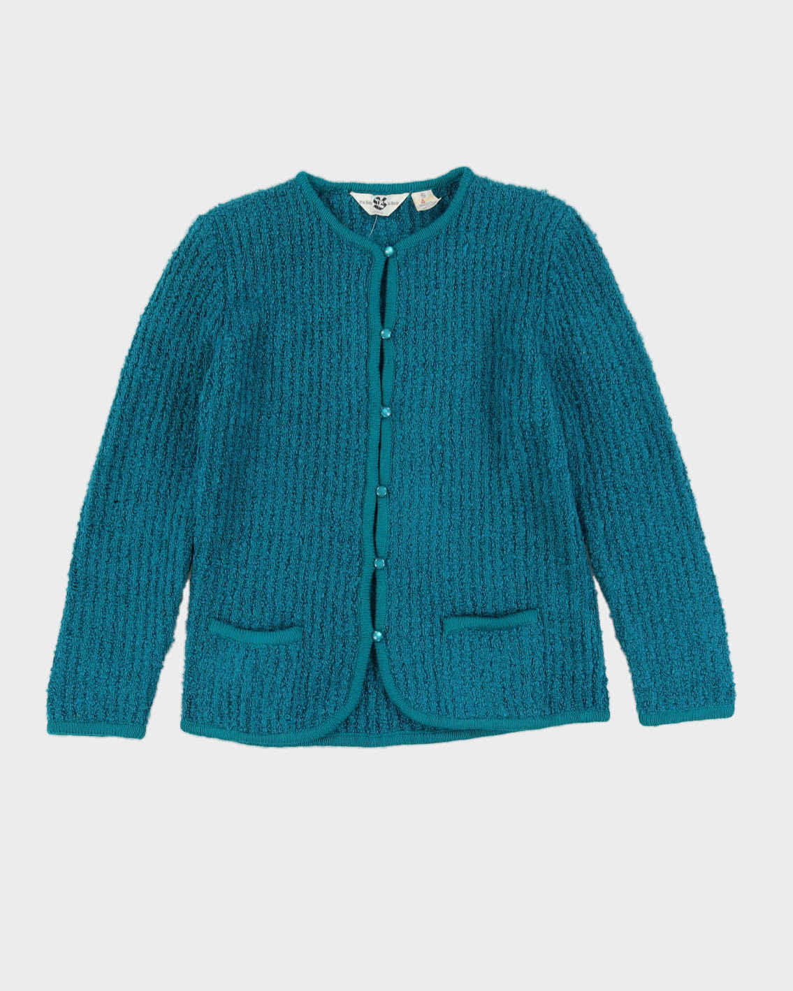 The Bay Aqua Blue Knitted Cardigan - S