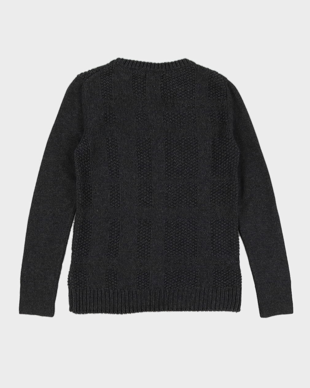 Barbour Grey Knitted Jumper - XS