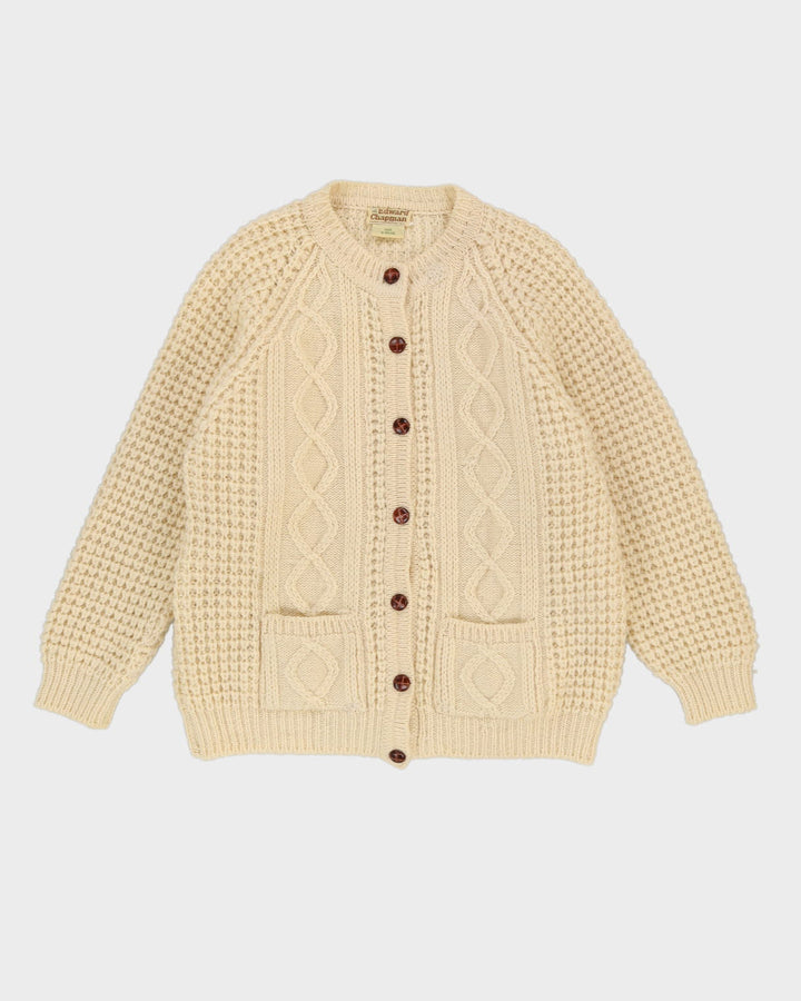 Edward Chapman Wool Knitted Cardigan - L