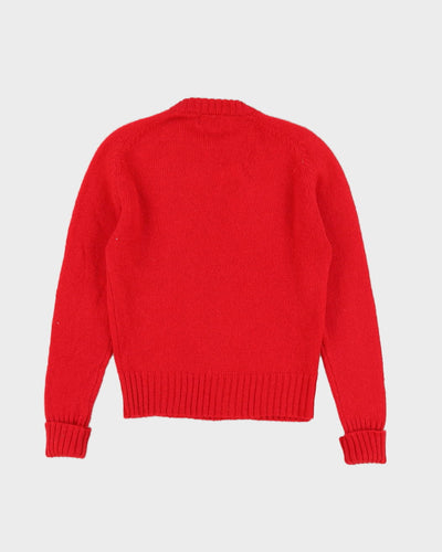 Woolrich Red Wool Knitted Jumper - S