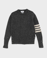 Thom Browne Grey Wool Knitted Jumper - S