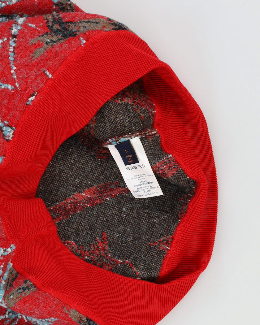 Louis Vuitton Red Vuitton Rockers Sweater – Savonches