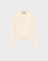 Gianni Versace Cream Knitted Jumper - XXS