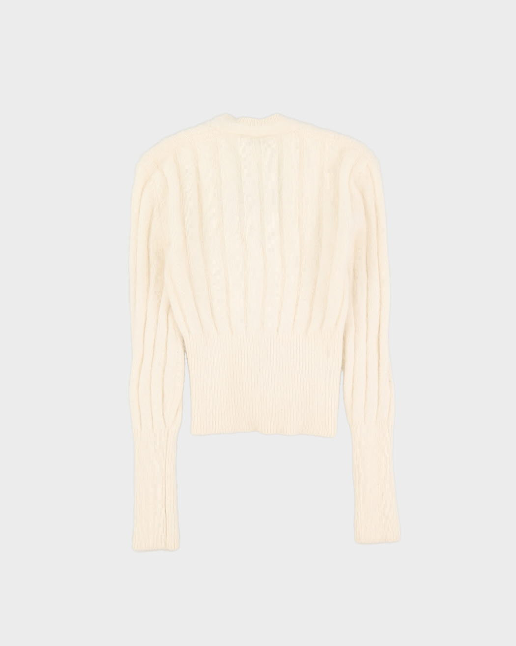 Gianni Versace Cream Knitted Jumper - XXS