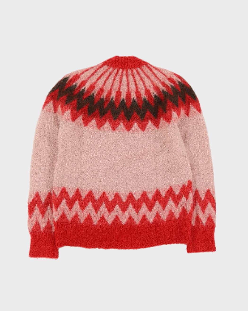 Erdem X H&amp;M Red Patterned Knitted Jumper - S