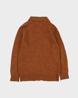 Vintage 1960s Glenugie Brown Cardigan - S