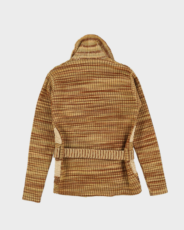 Y2K Gold  Lurex Knitted Cardigan - XS
