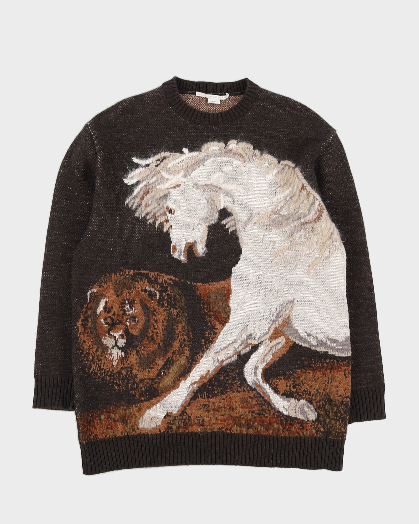 Stella McCartney Horse Patterned Knitted Jumper - M