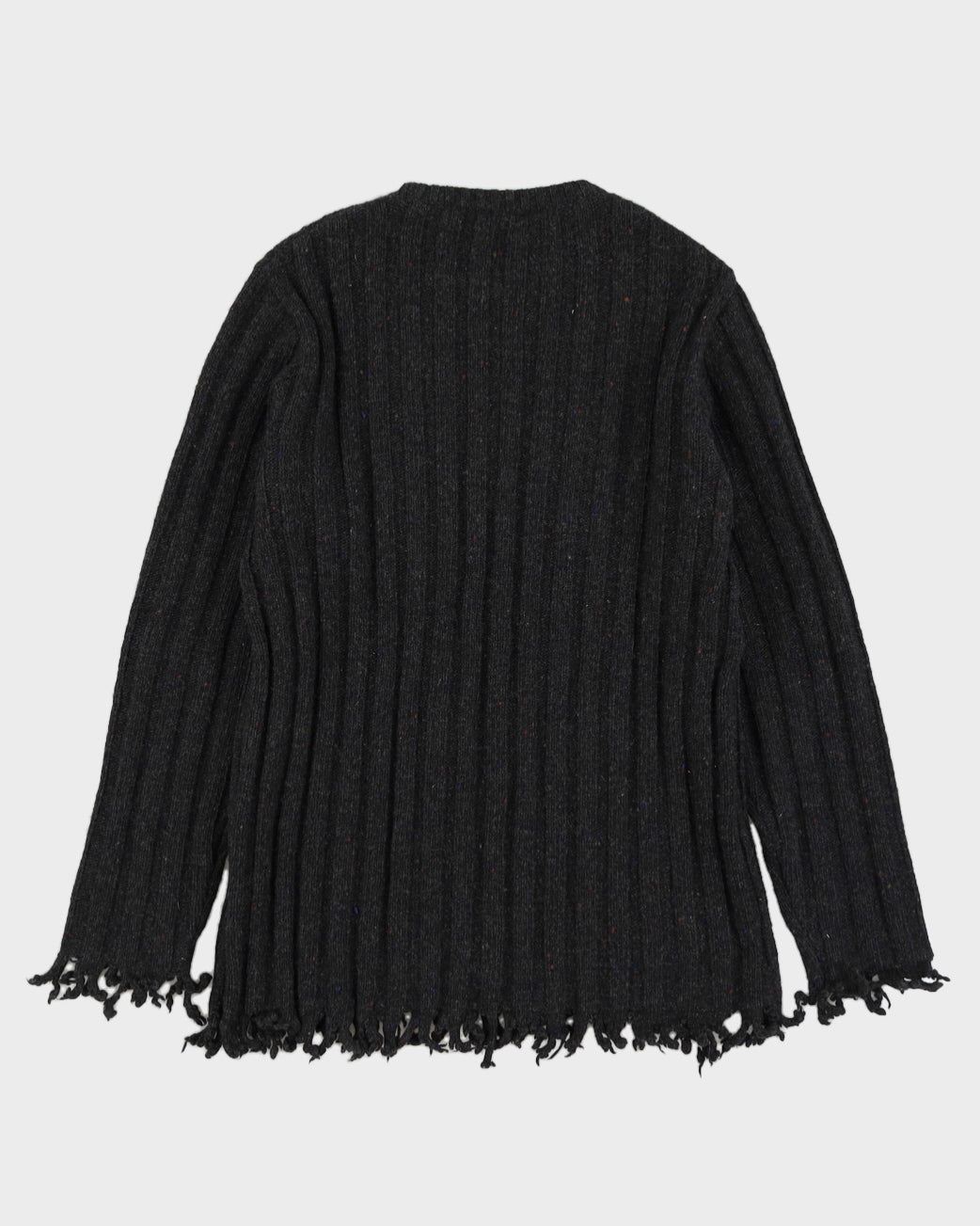 Moschino Jeans Grey Knitted Jumper - S
