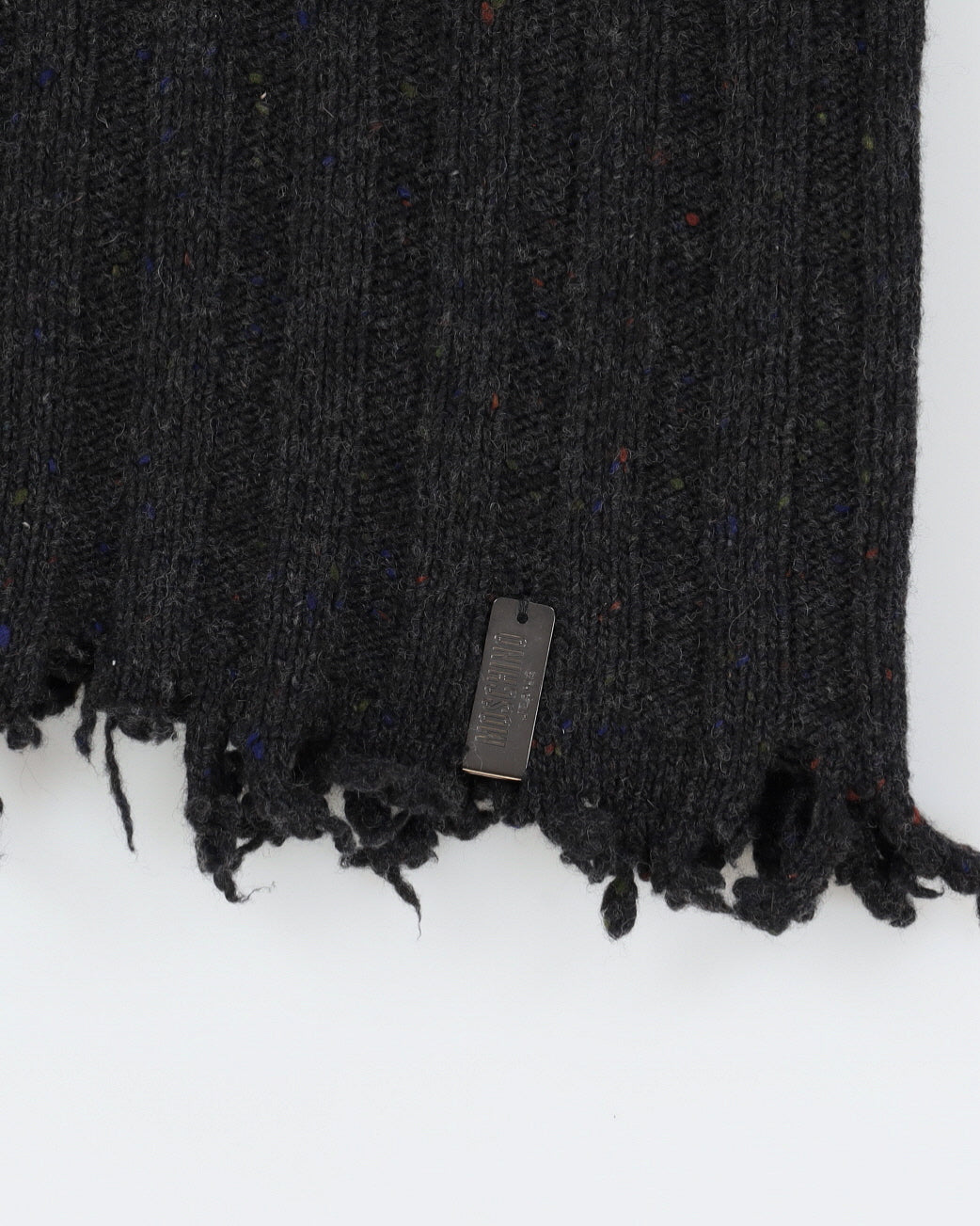 Moschino Jeans Grey Knitted Jumper - S