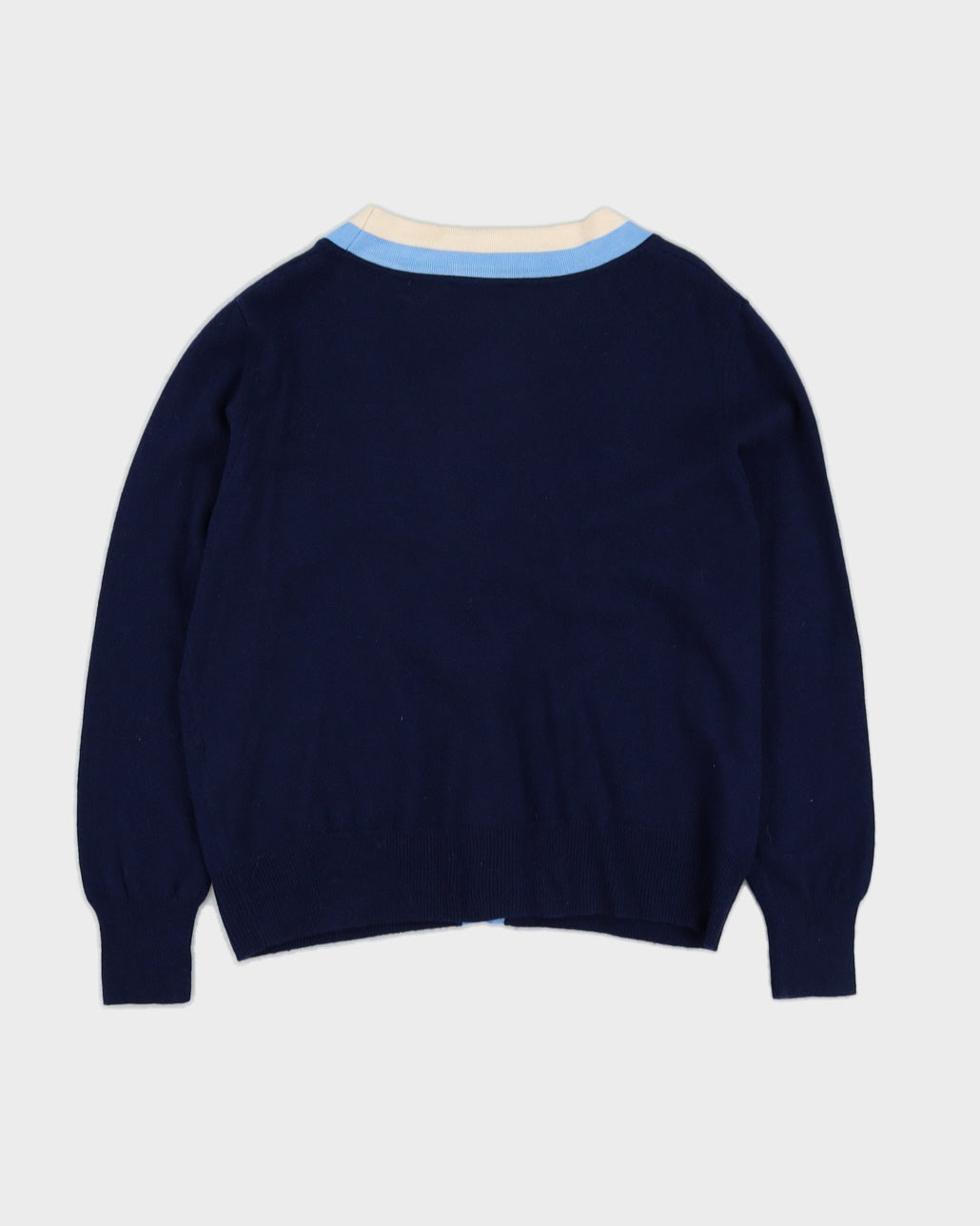 Sandro Paris Blue Knitted Cardigan - M