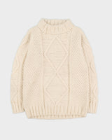 Cream South American Knitted Jumper - M