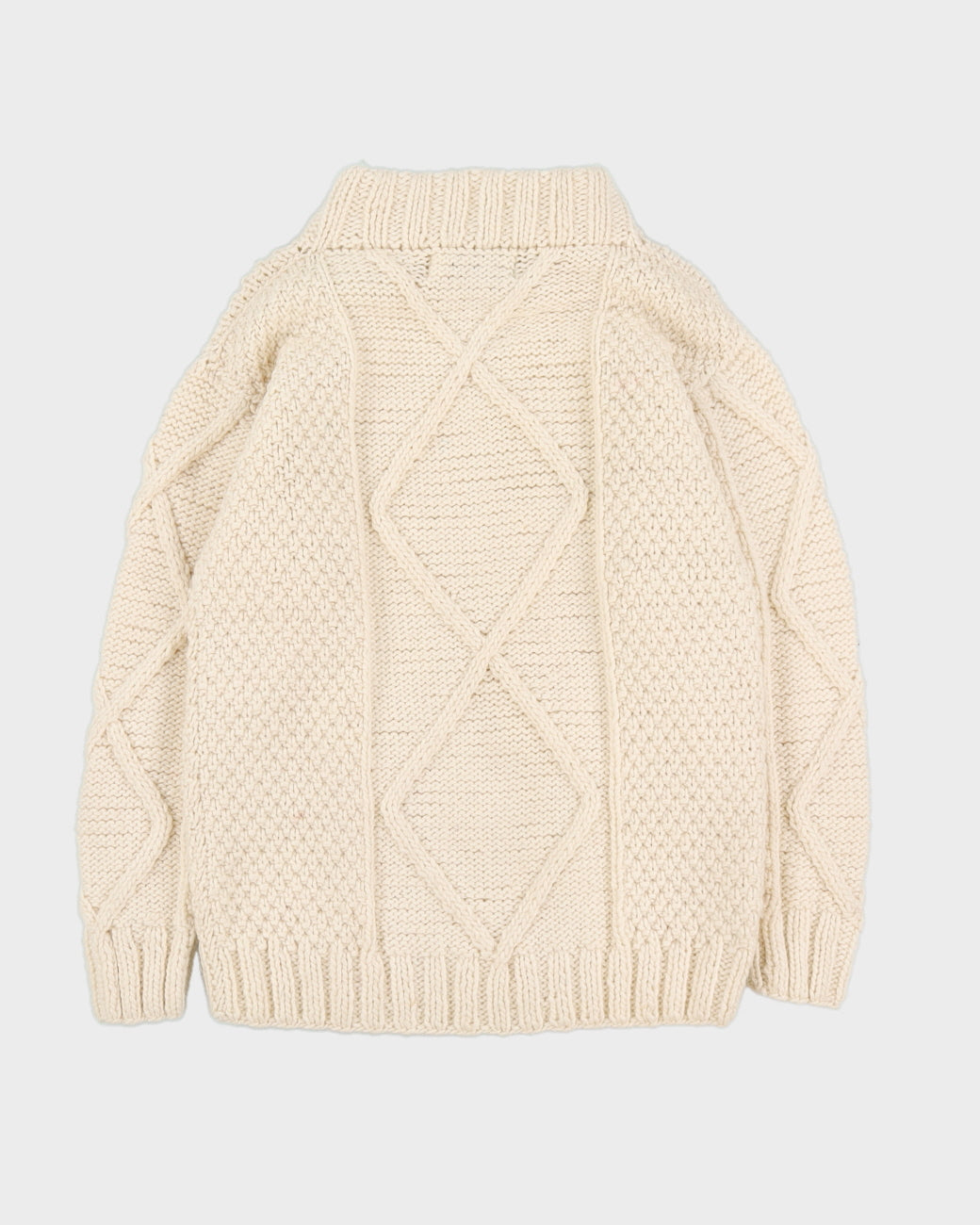 Cream South American Knitted Jumper - M