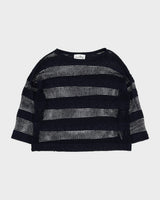 Joseph Ribkoff Blue Lace Knit Jumper - S