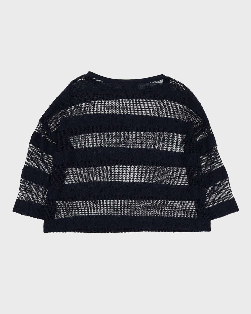 Joseph Ribkoff Blue Lace Knit Jumper - S