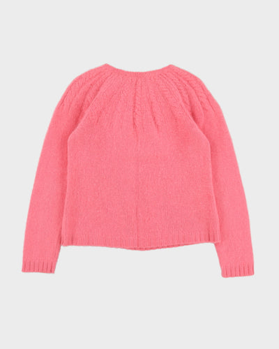 Liz Claiborne Pink Cashmere Knitted Jumper - XS