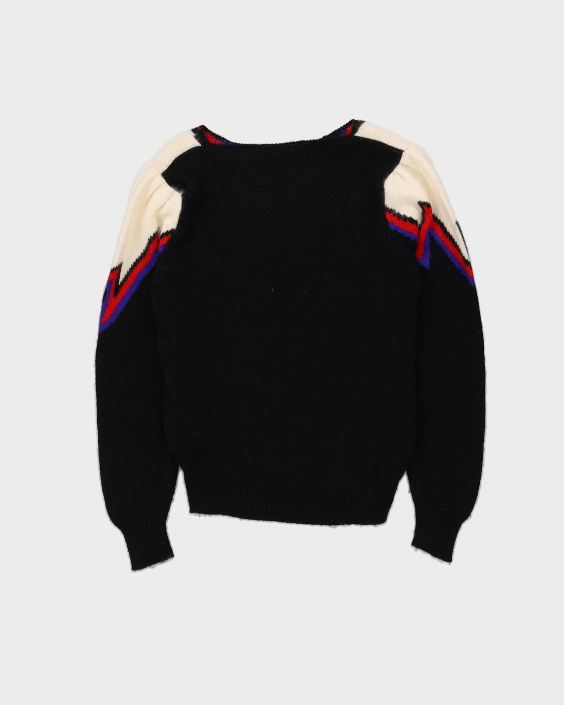 Vintage 1990s Flash Detailed Knitted Jumper - S