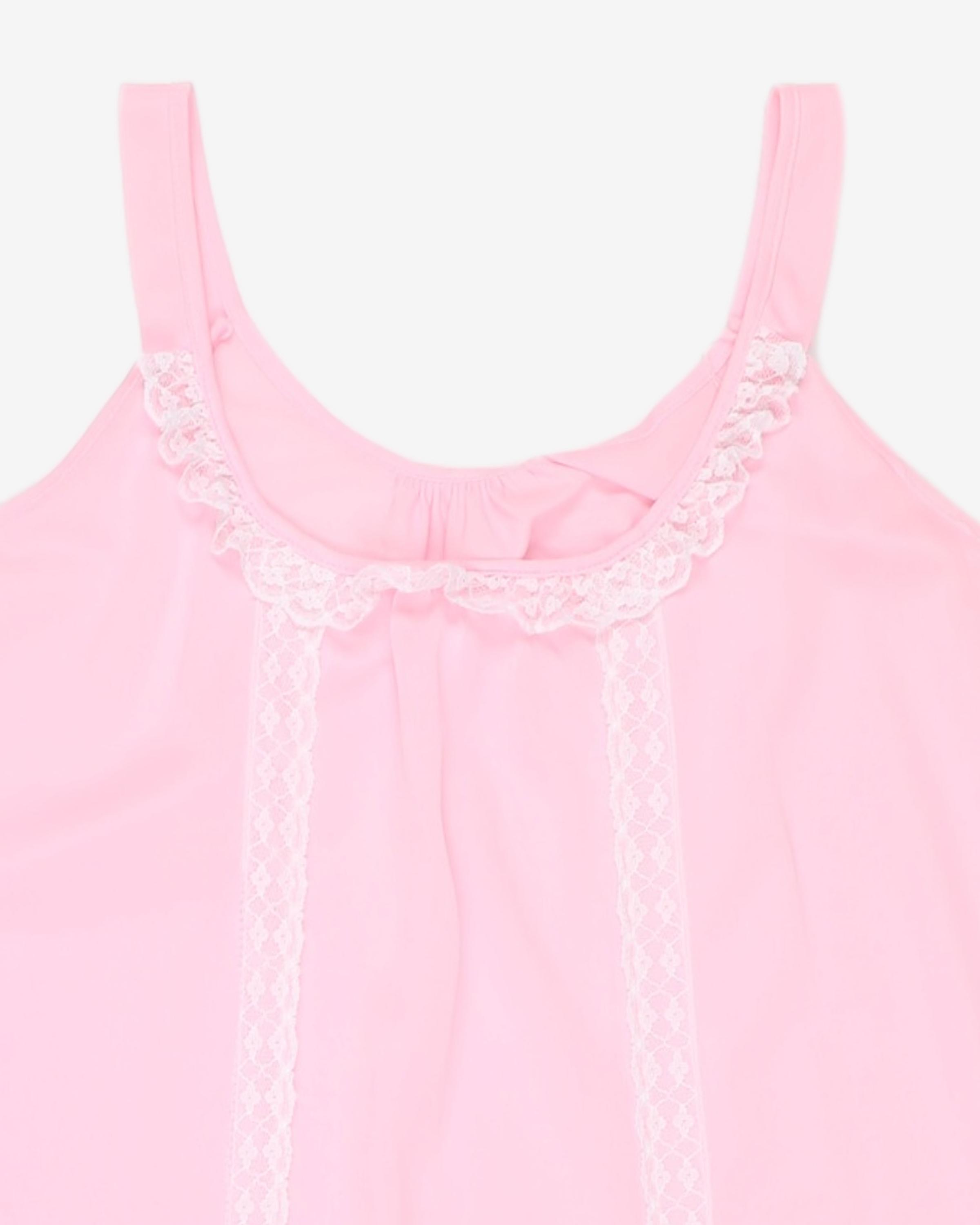1970's pink baby doll cami top - M