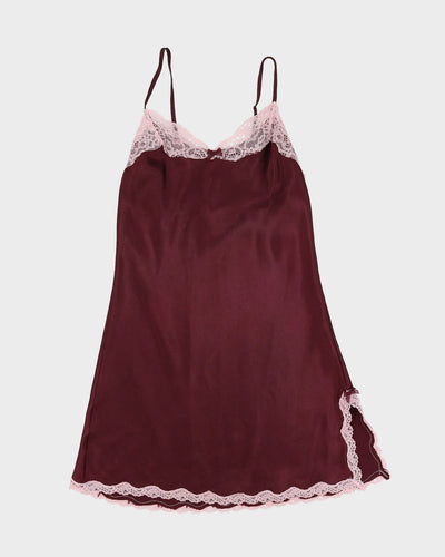 Victoria's Secret Burgundy Slip Dress - S