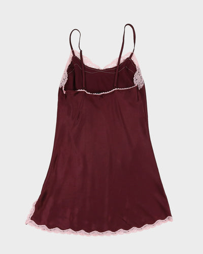 Victoria's Secret Burgundy Slip Dress - S