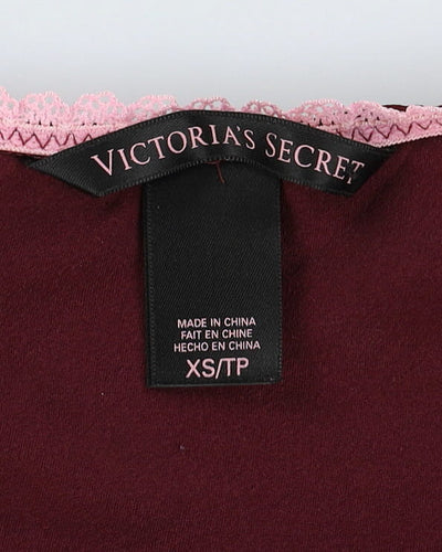 Victoria's Secret Burgundy Slip Dress - S