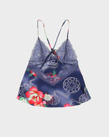 Victoria's Secret Blue Floral Cami Top - XS