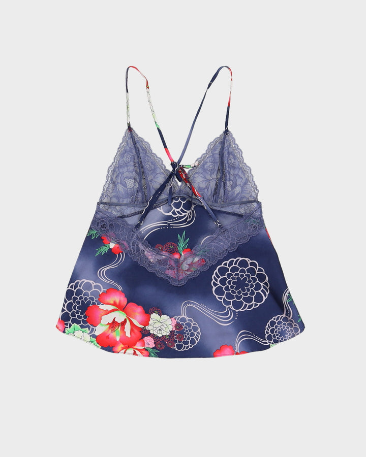 Victoria's Secret Blue Floral Cami Top - XS