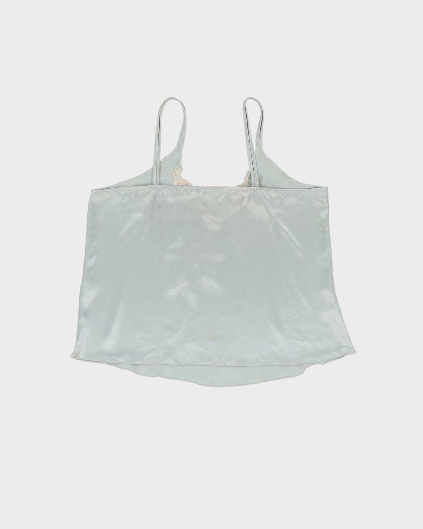 Green With Floral Lace Cami Top - XS