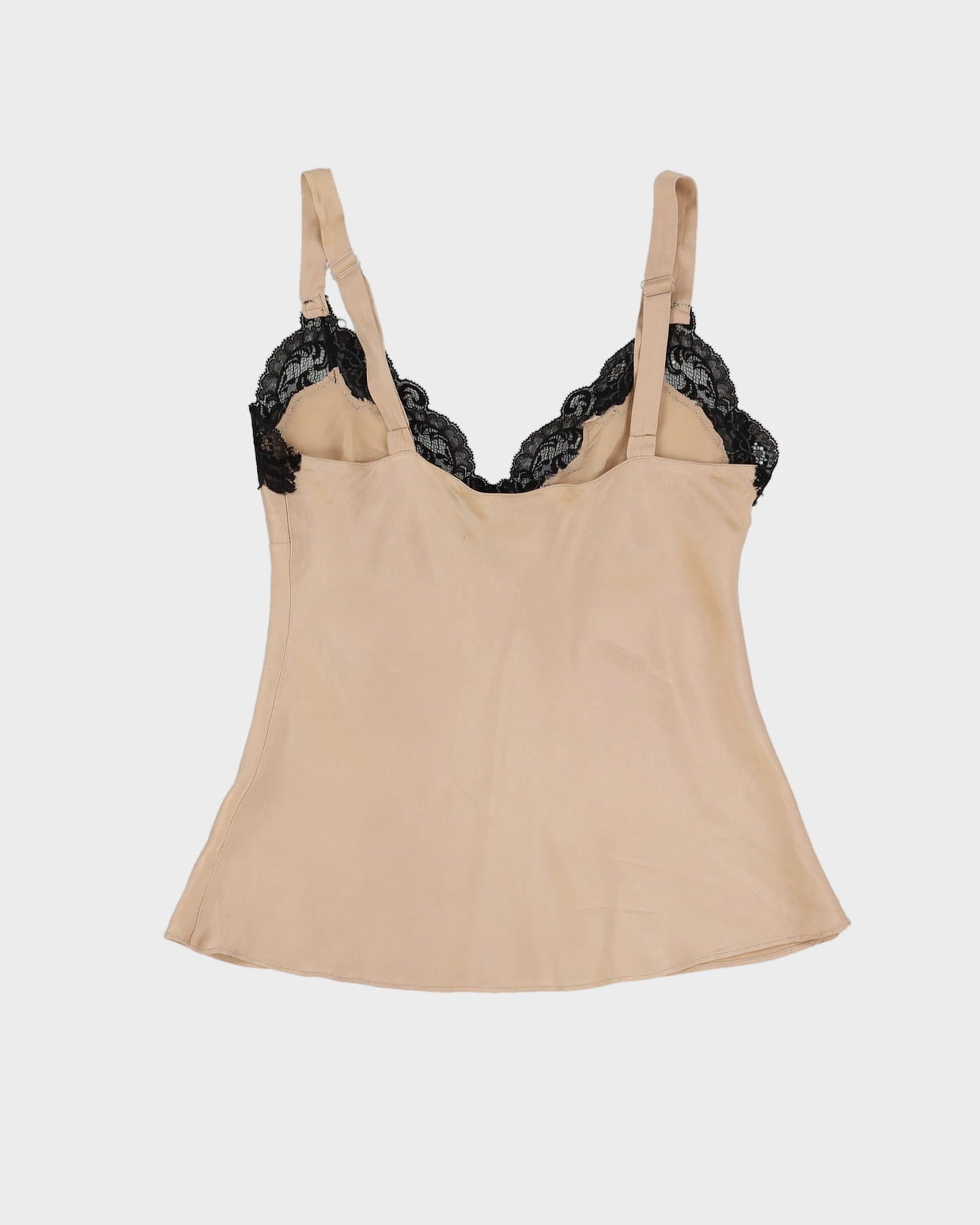 Beige Silk Cami Top - S