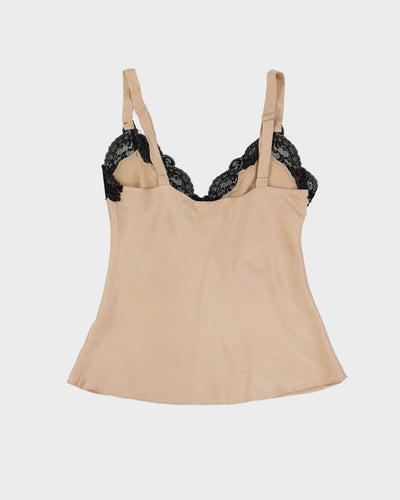 Beige Silk Cami Top - S