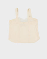 Cream Silk Cami Top - S