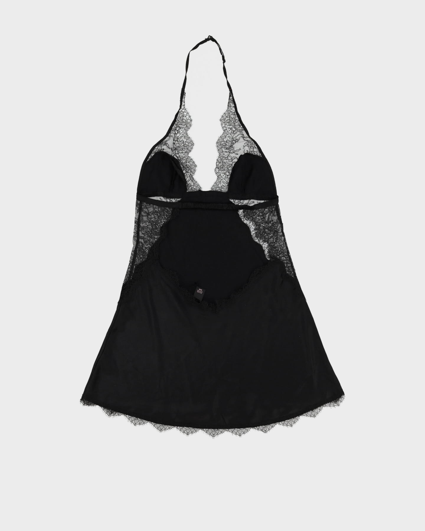 Victoria's Secret Black Halter Slip Dress - XS