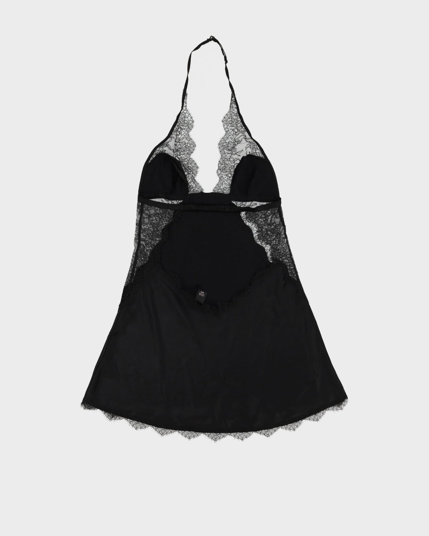 Victoria's Secret Black Halter Slip Dress - XS