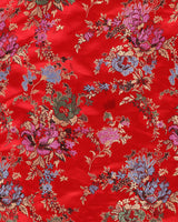 Red Brocade Dressing Gown - L