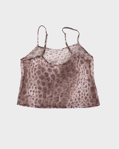 Calvin Klein Animal Print Camisole Top - S
