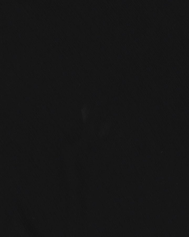 Vera Wang Black Chiffon Slip Dress - S