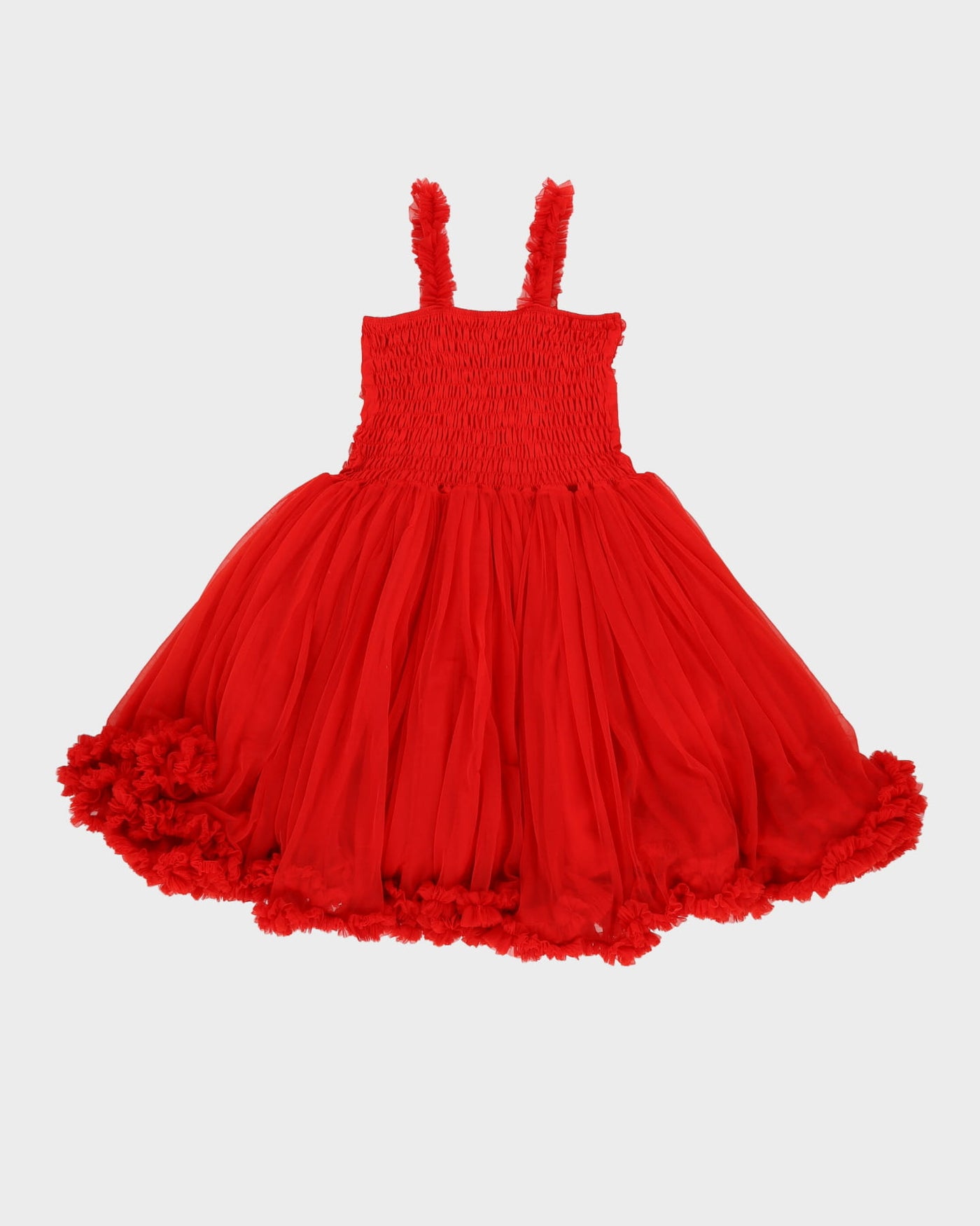 Vintage 1990s Red Petticoat Slip Dress - XS / S