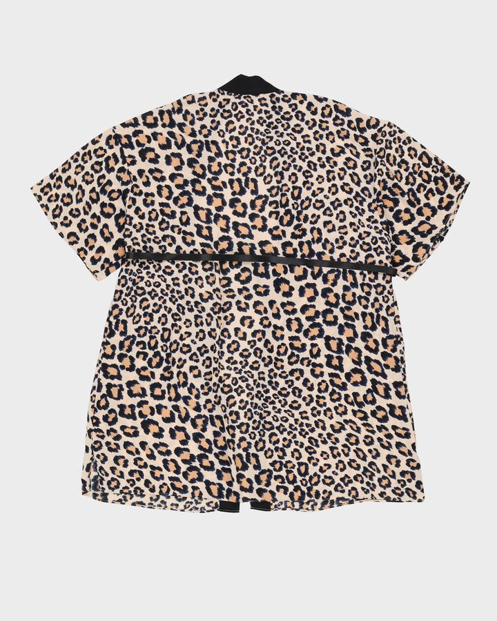 Victoria's Secret Pink Leopard Print Dressing Gown - L